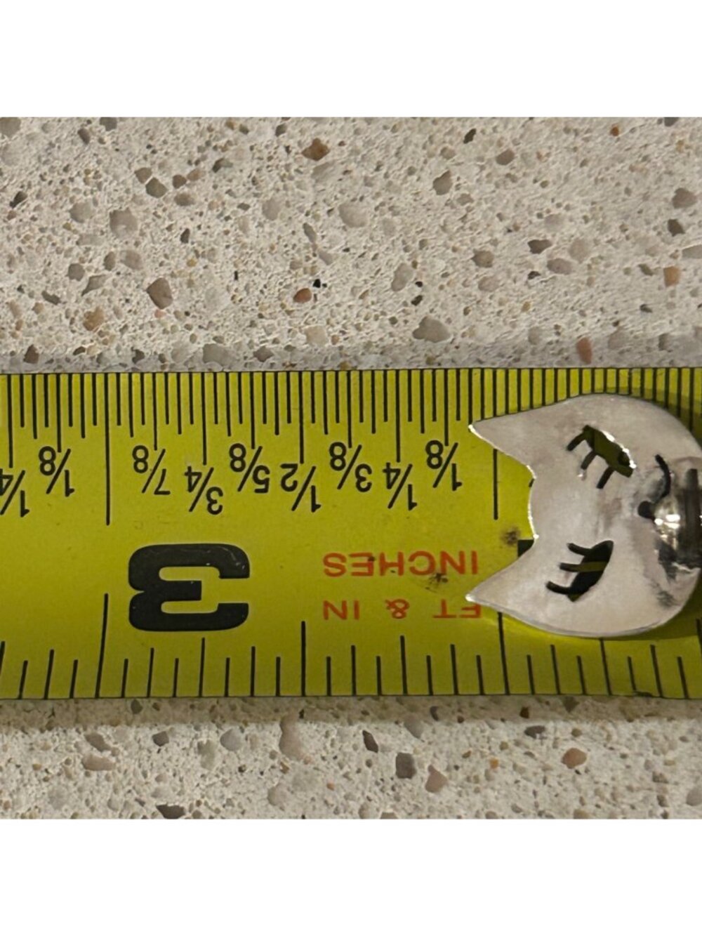 Vintage Sterling Silver Cat Brooch Pin 925 Mexico Handmade 2 Inches 1989 - Picture 11 of 11